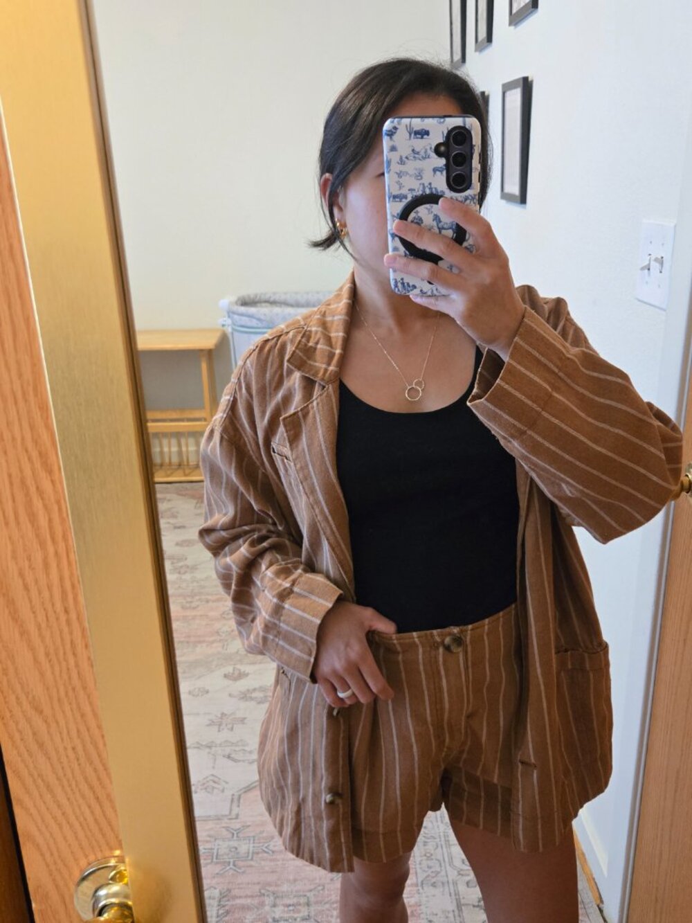 Free People Vida Blazer And Shorts two piece set coordSizeXS